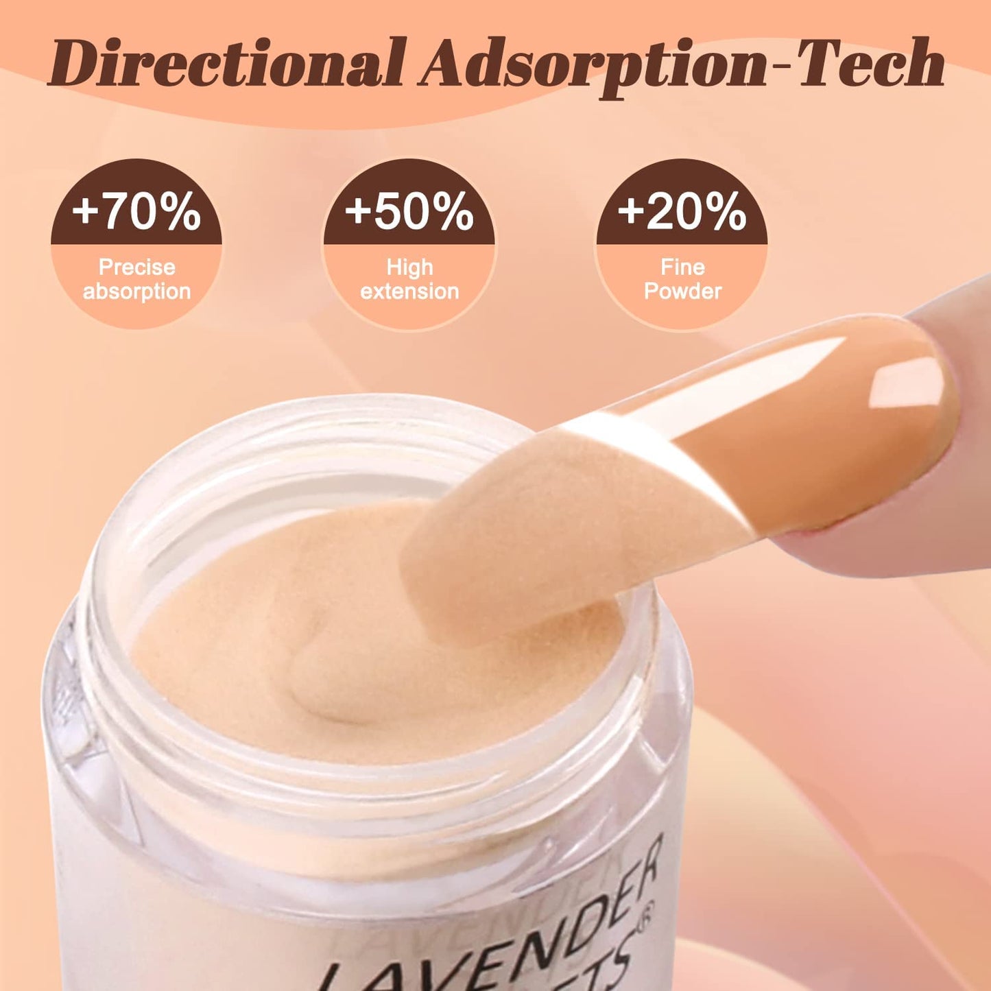 Lavender Violets 22 Pcs Dip Powder Nail Kit Starter - 16 Colors Nude Pinkish Brown Skin Tone with Base Top Coat, Activator, Brush Saver, Nail Buffer and Powder Brush M960B