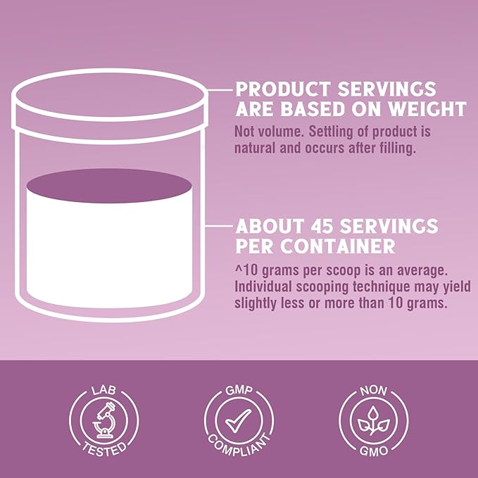 Multi Collagen Peptides Powder Type I II III V X, Hydrolyzed Collagen Protein for Women and Men, Skin, Hair, Nails and Joints, Unflavored, Non-GMO, Keto & GF, Zero Sugar, 45 Servings, 16oz