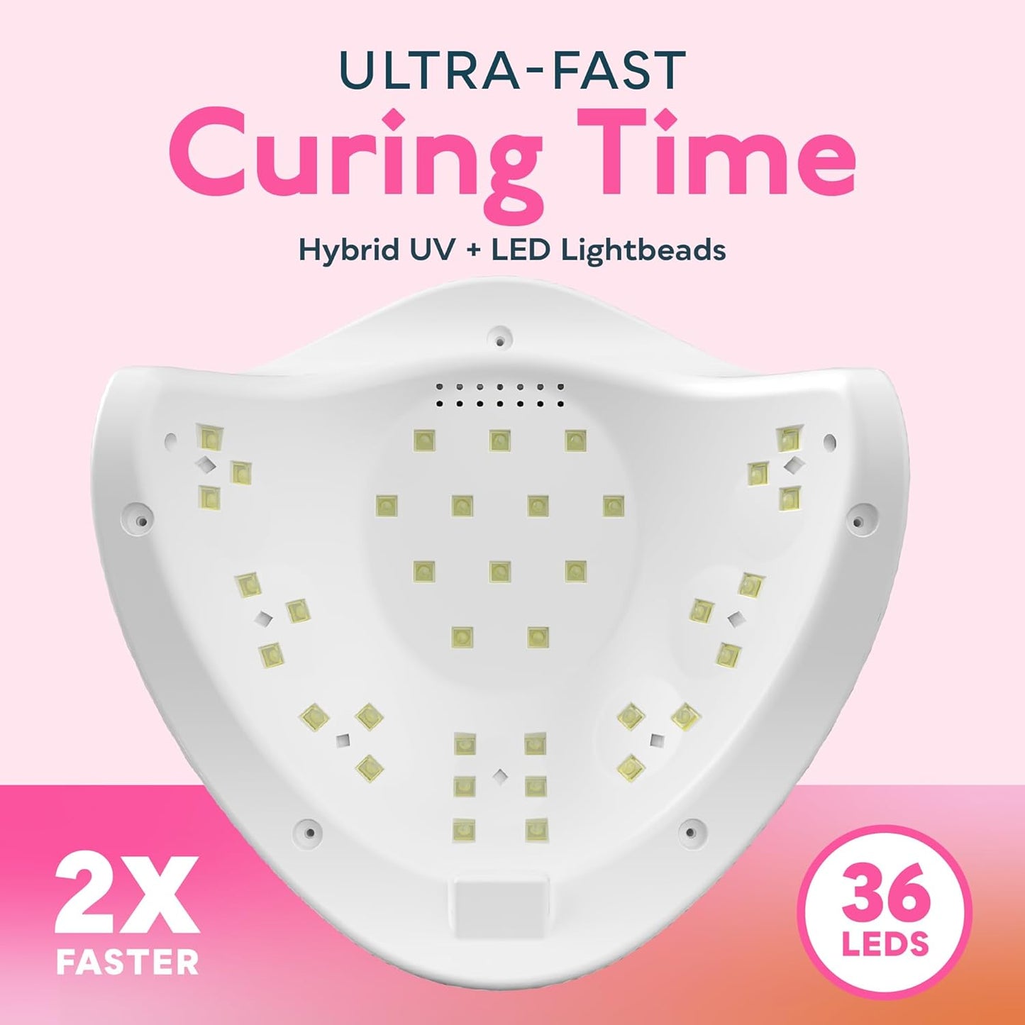 UV LED Nail Lamp, SUNUV UV LED Nail Polish Dryer Professional Gel Machine for Manicure and Pedicure with Sensor and 4 Timers SUN5Plus