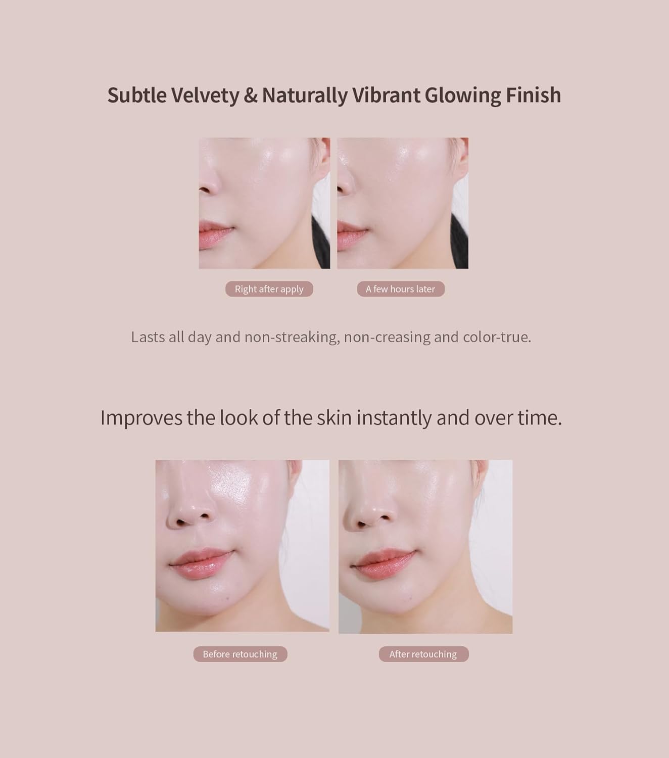 Heart Percent Dote on Mood Layer Cushion SPF 50+/PA+++ with Refill, Satin Glow Silky Flawless Finish Full Coverage Advanced Skincare Foundation (#21P)