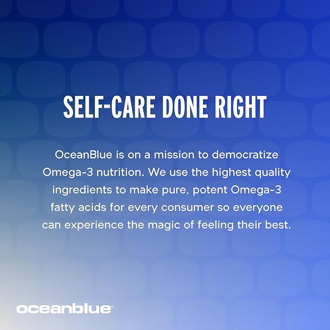 Oceanblue Professional Omega-3 2100 – 120 ct – 2 Pack – Triple Strength Burpless Fish Oil Supplement with High- Potency EPA, DHA, DPA – Wild-Caught – Orange Flavor (120 Servings)