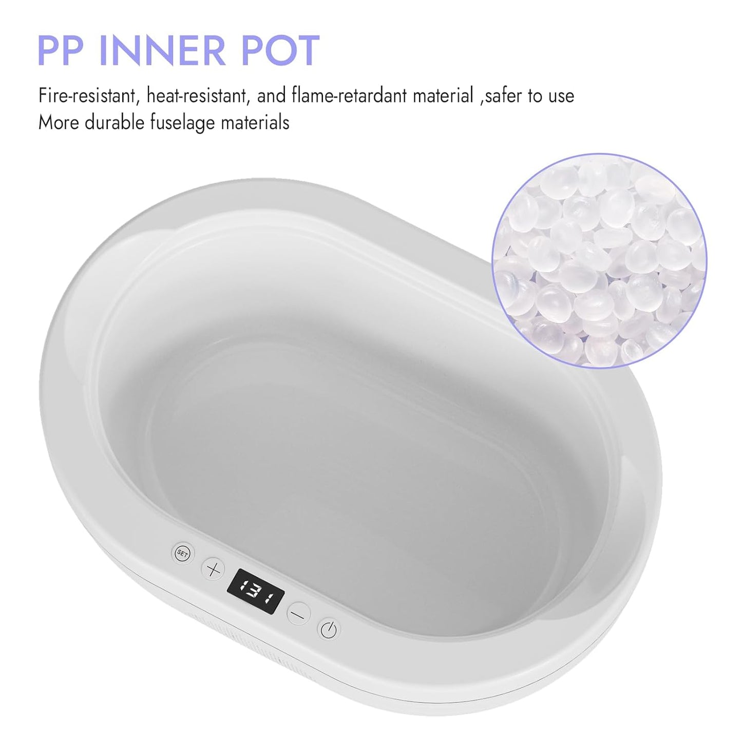 Paraffin Wax Machine for Hand and Feet with 3 packs of Paraffin Wax Refills moisturizing,3000ml Hand wax Paraffin Machine for Reservation Paraffin Wax Bath