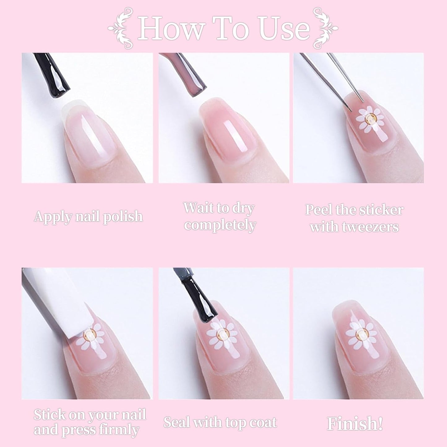 Halloween Nail Art Stickers 5D Embossed Ghost Nail Stickers, Self-Adhesive Durable Nail Art Decals for Women Girls, Nail Wraps Decoration Manicure for DIY Acrylic Nail Accessories