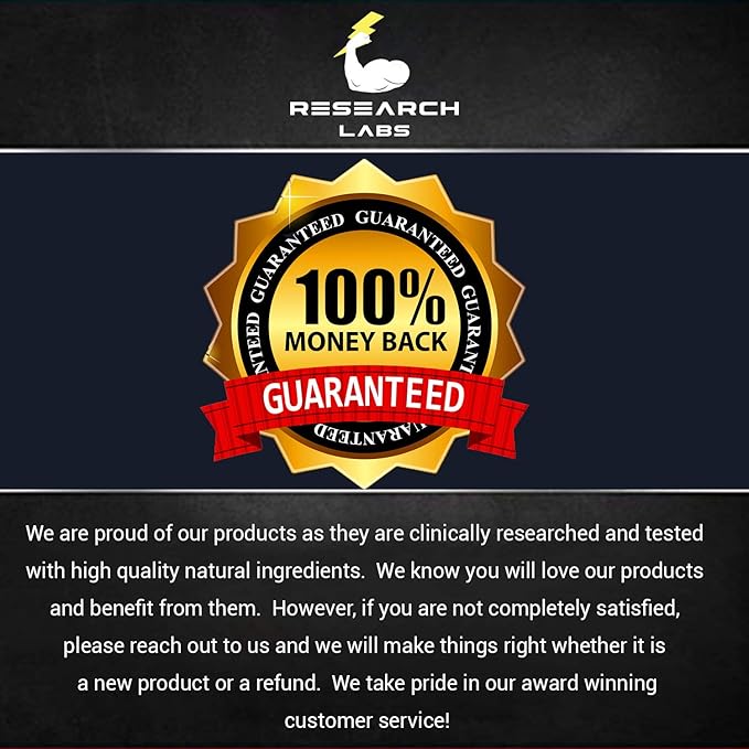 Research Labs Eye Vitamins Enhanced Absorption AREDS 2 Plus Formula 20mg Lutein, 10mg Zeaxanthin, Bilberry, Eyebright, Zinc, ALA, Quercetin & Other Proven Ingredients to Fight Eye Problems