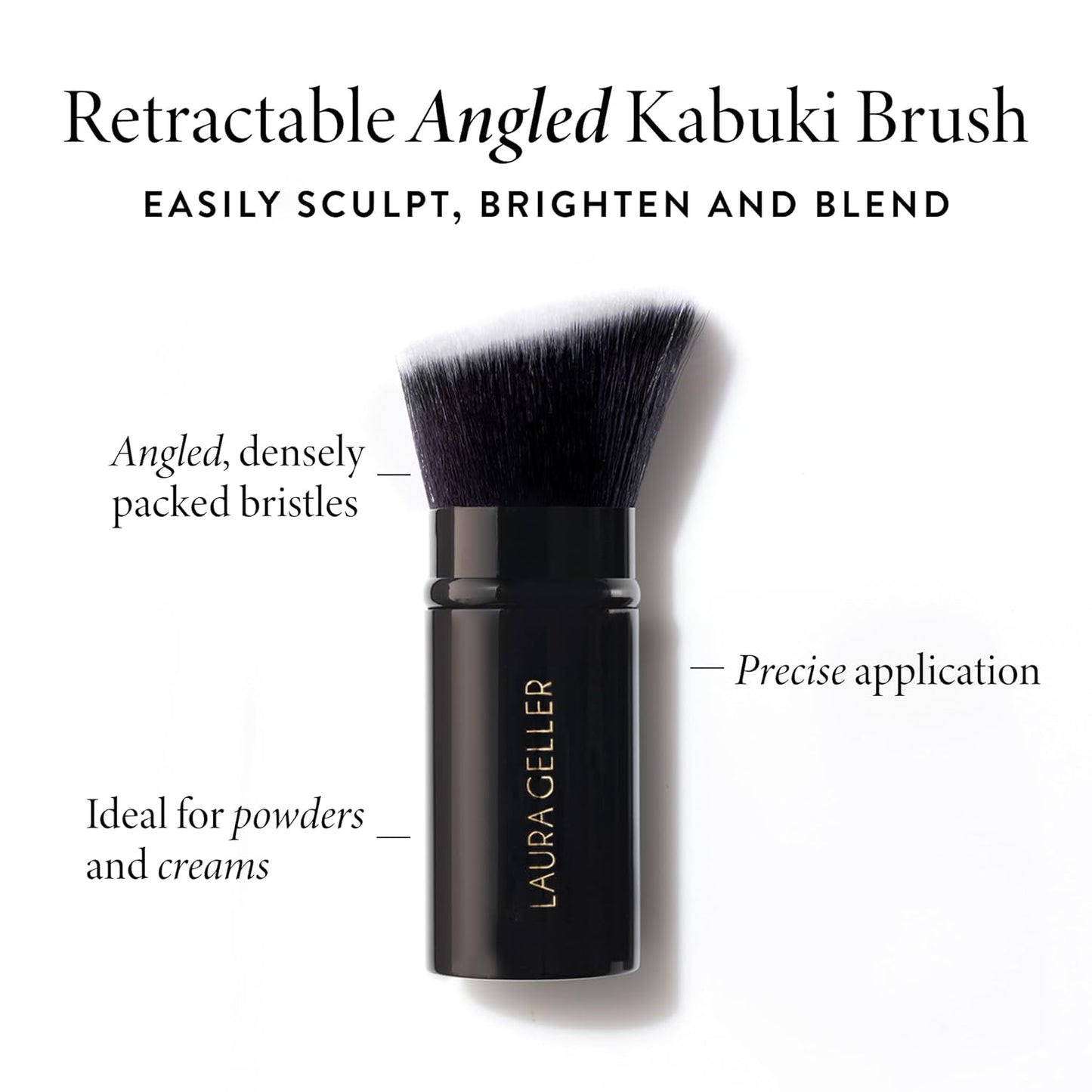 LAURA GELLER NEW YORK Baked Balance-n-Brighten Foundation with Kabuki Brush Makeup Set, Fair
