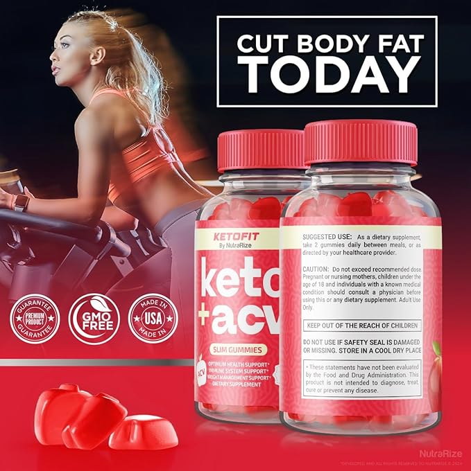 (2 Pack) Ketofit Keto ACV Gummies, Ketofit Gummies Advanced Weight Loss, Ketofit ACV Supplement, Keto Fit + ACV Gummy, Keto Fit Gomitas Reviews (120 Gummies)