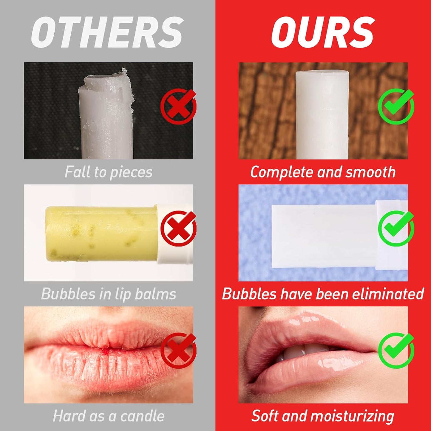 AZEN 60 Pack Natural Lip Balm, Moisturizing Lip Care Product for Dry Cracked Lips (C-60) - 10 Flavors