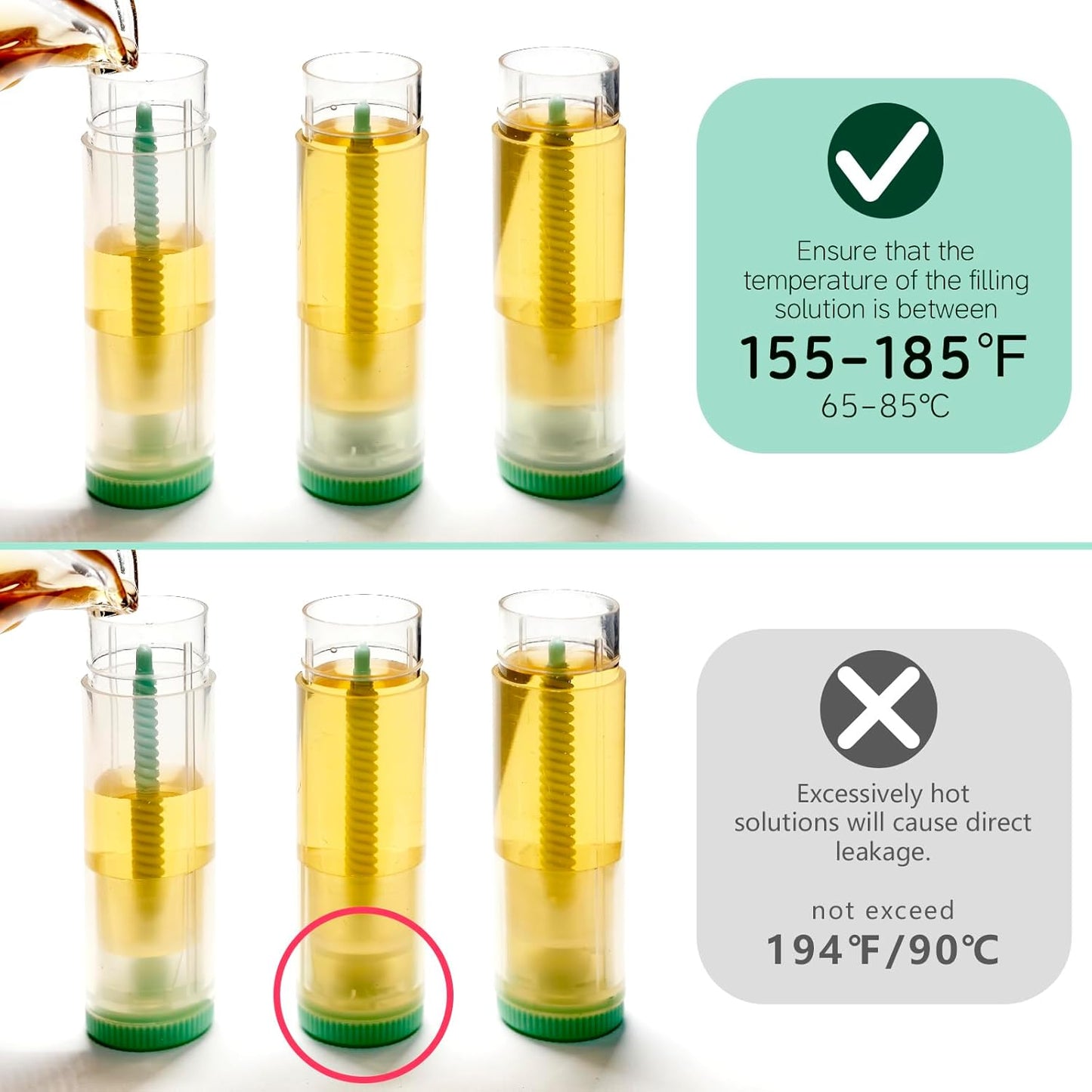 JuLand 50 Pack Empty Lip Balm Containers Bulk 5.5ml - Clear Twist-Up Tubes with Purple Caps, Refillable Chapstick Tube for DIY Lip Balm Making