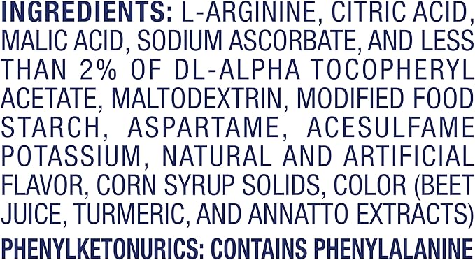 Arginaid, Cherry, 0.32-Ounce Packets (Pack of 56) packaging may vary