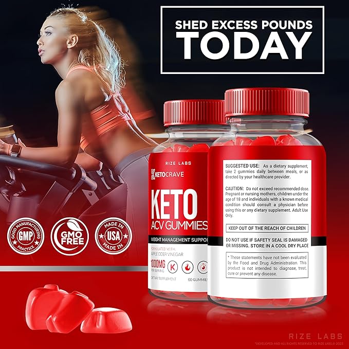 (2 Pack) Keto Crave Gummies - Keto Crave ACV Gummies, Keto Crave for Advanced Weight Loss, Keto + ACV Gummy, Maximum Strength Supplement, KetoCrave Gomitas Reviews (120 Gummies)