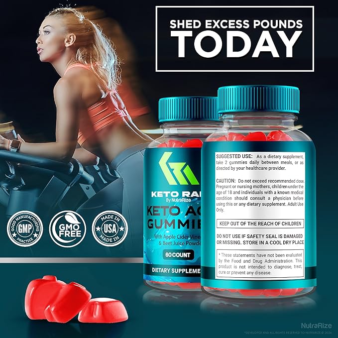 (2 Pack) Keto Rain ACV Gummies, Official KetoRain Keto ACV Gummies, All Natural Keto Supplement, Keto + Apple Cider Vinegar, Keto Plus ACV Reviews (120 Gummies)