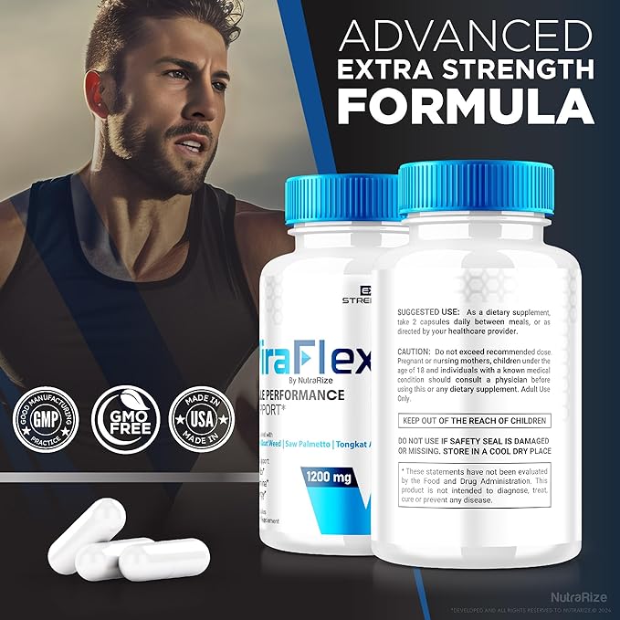 (2 Pack) ViraFlexx for Men, ViraFlex Pro Capsules, Male Performance Support 500mg, All Natural Dietary Supplement to Support Overall Health, Vira Flexx Reviews (120 Capsules)