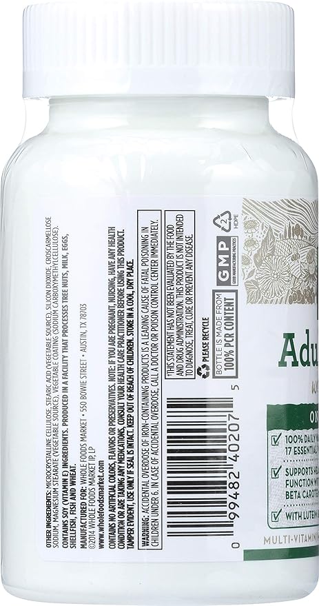 365 Everyday Value, Adult Multi with Iron, 90 ct (packaging may vary)