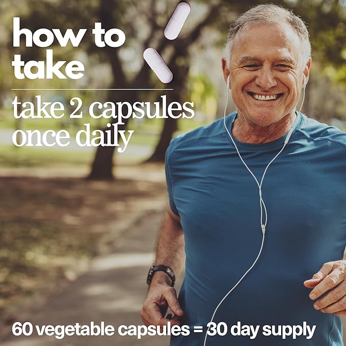 Elements Supreme Prostate, 60 Capsules (30 Day Supply), Advanced Prostate Support Supplement, Supports Healthy Urinary Flow and Function, Gluten Free