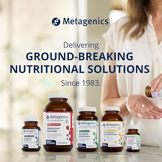 Metagenics PhytoMulti Multivitamin with Iron - Daily Multivitamins with Phytonutrients - Multivitamin for Men & Women - PhytoMulti Vitamin Supplement - with Iron, Zinc & B6 Vitamins - 60 Tablets