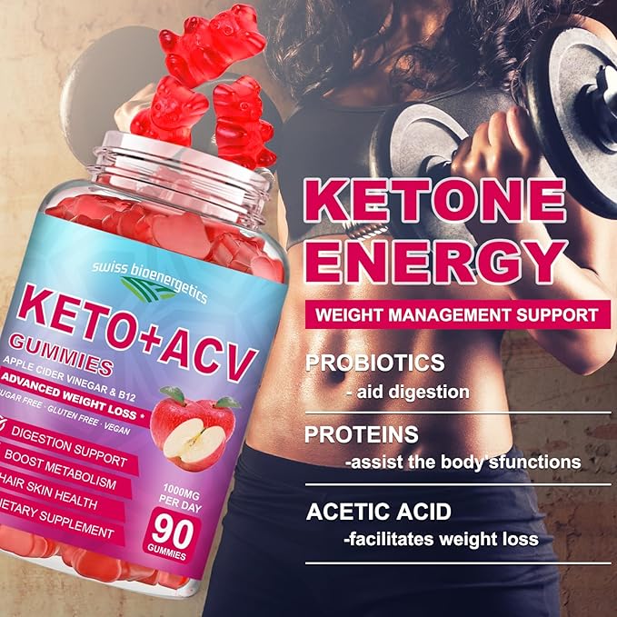 (2 Pack) 180 CT Keto Apple Cider Vinegar Gummies - Organic Keto ACV Gummy Diet Supplement - Organic ACV Gummies Keto +ACV Natural Folic Acid Vitamin B12 and B6 Beet Root for Women Men (1000MG)