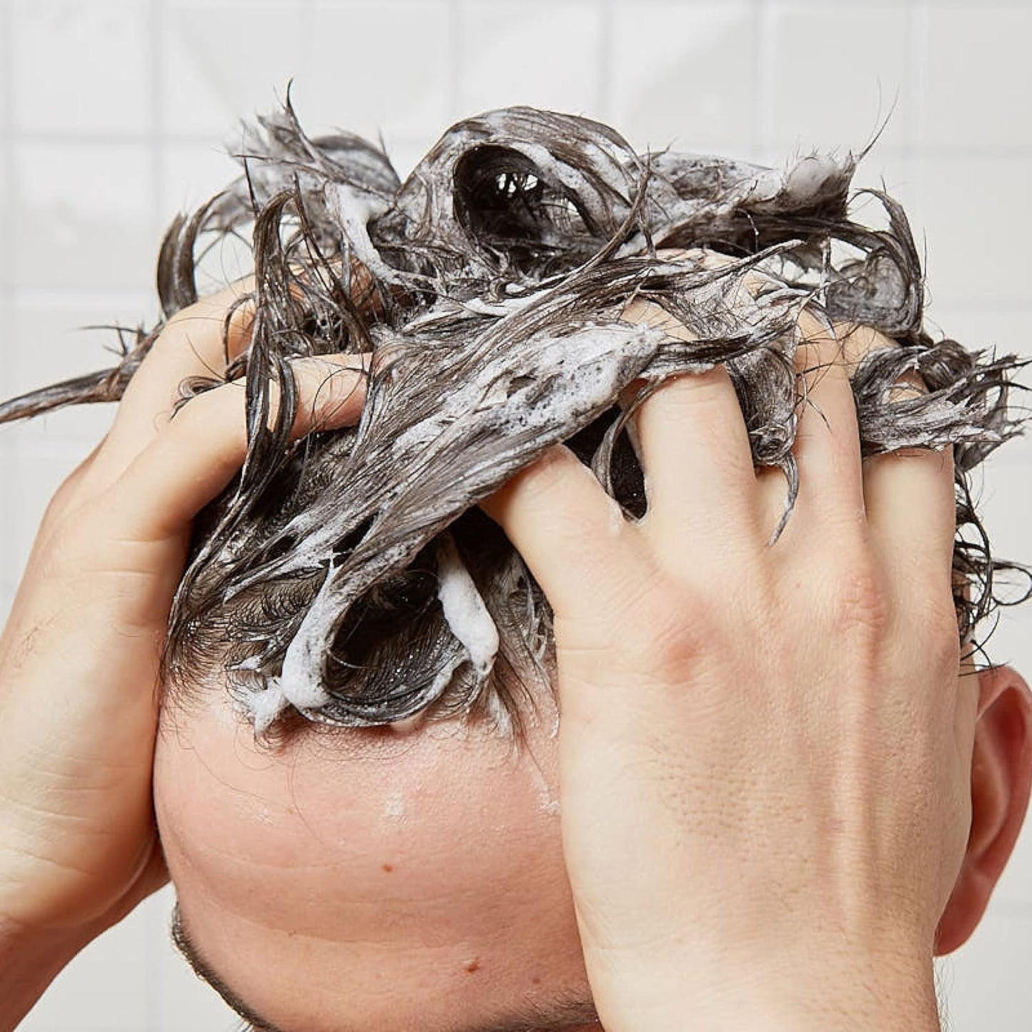 Huron Men's Fresh Scent Daily Shampoo - Keeps Hair Full & Strong - Nourishing Shampoo for Men's Hair with Argan Oil & Vitamins E and B7 - 32oz