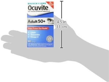 Ocuvite Eye Vitamin & Mineral Supplement, Contains Zinc, Vitamins C, E, Omega 3, Lutein, & Zeaxanthin, 90 Softgels (Packaging May Vary)