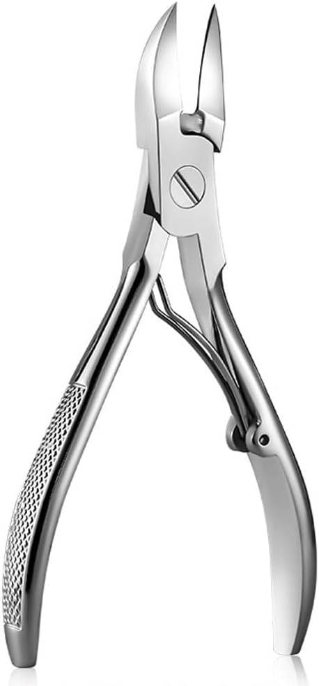 Podiatrist Nail Clippers, Professional Thick & Ingrown Toenail Clippers for Men & Seniors,Pedicure Clippers Toenail Cutters, Super Sharp Curved Blade Grooming Tool