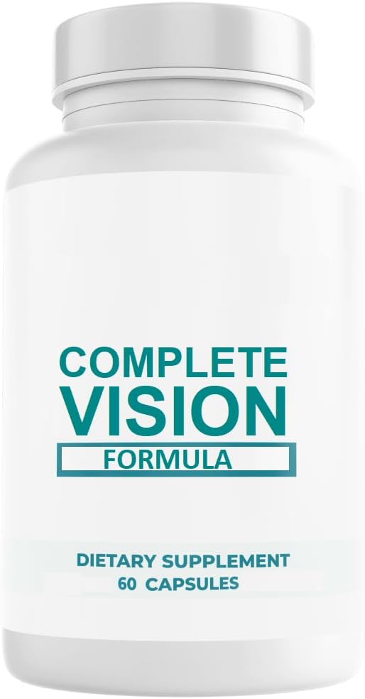Pure Eye Health Vitamin & Mineral Supplements for Adults | #1 Complete Research Vision Formula w/Bilberry, Lutein, Zeaxanthin, Lycopene, Resveratrol | Supports Eye Strain, Dry Eyes 60 Capsules