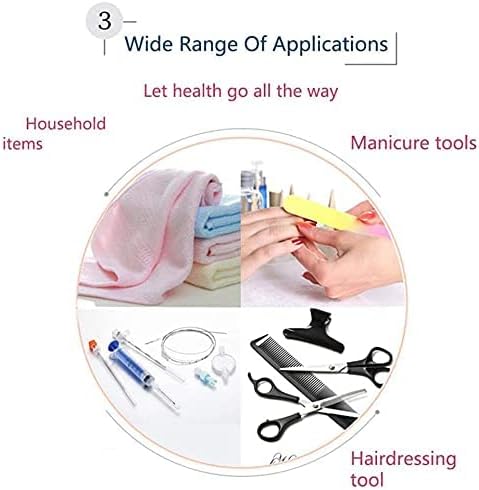 UV Sterilizer Disinfection Cabinet Ozone Disinfect for Nail Tools Nail Art Equipment Tool Manicure Portable Nail Disinfection Box Hairdressing Tool,Multipurpose for Health & Household