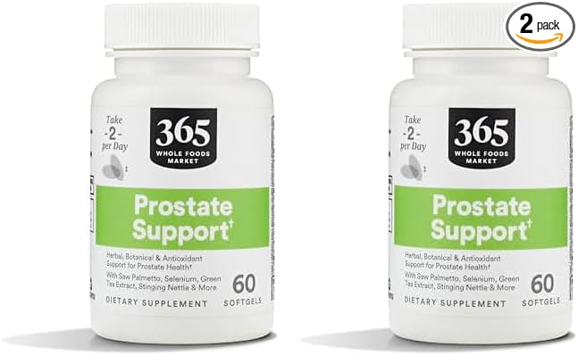 Whole Foods Market, Prostate Support, 60 Softgels (Pack of 2)