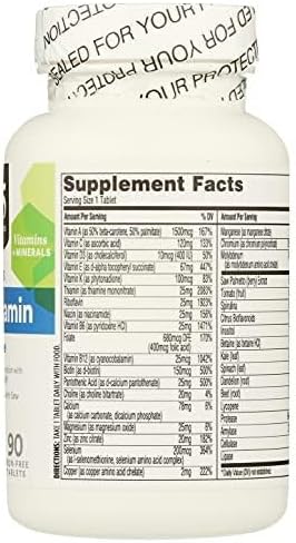 365 Everyday Value, Adult Multi with Iron, 90 ct (packaging may vary)