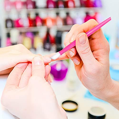 Soft 'N Style Professional Plastic Cuticle Pusher (5 pink purple)