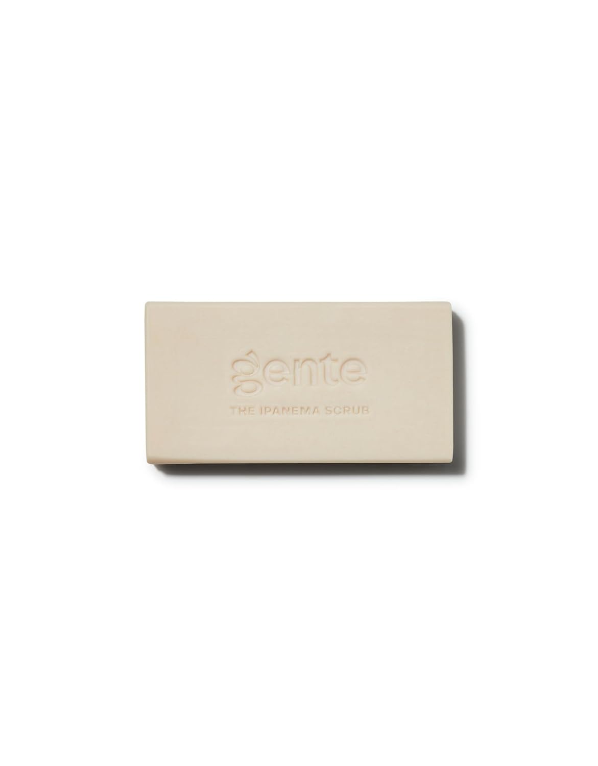 Gente Beauty The Ipanema Scrub Exfoliating Bar Soap – Gentle Cocoa & Rice Scrub for Smooth, Glowing Skin | Natural Ingredients for Daily Use - 4.5 oz
