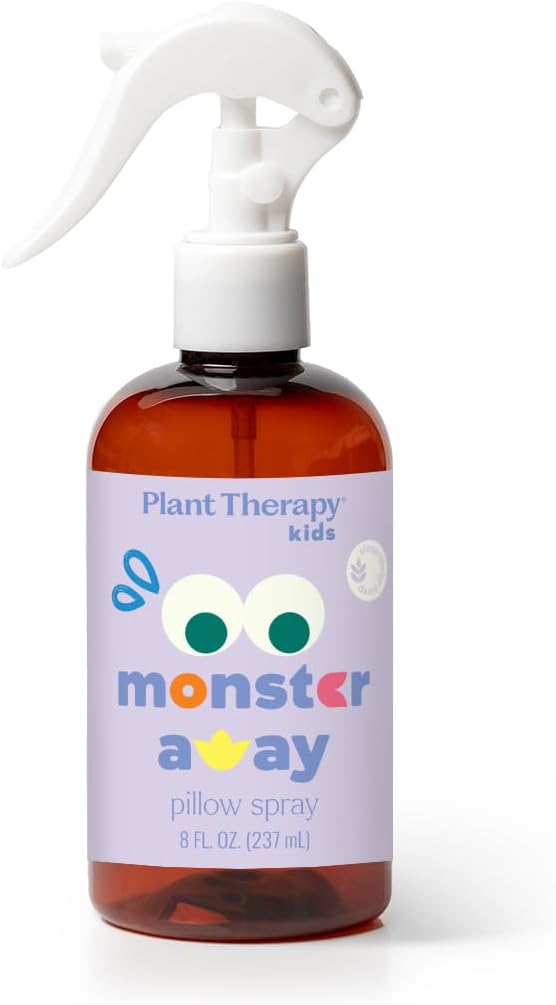 Plant Therapy KidSafe All Natural Monster Away Pillow and Linen Spray, Powered by Essential Oils, Aromatherapy Spray, 8 oz