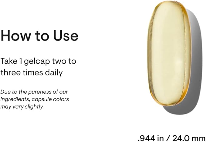THORNE Super EPA - Omega-3 Fatty Acids EPA 425mg and DHA 270mg Supplement - Support Brain, Cardiovascular, Joints, and Skin - Gluten-Free, Dairy-Free, Soy-Free - 90 Gelcaps