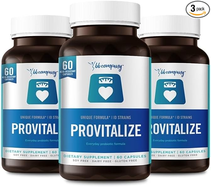 BB Company Provitalize | Womens Probiotic, Menopause | Joint Support, Sexy Midsection Curves, Digestive Health, Menopause Bloat | Turmeric Curcumin Moringa | Packaging Vary | 3 Pack