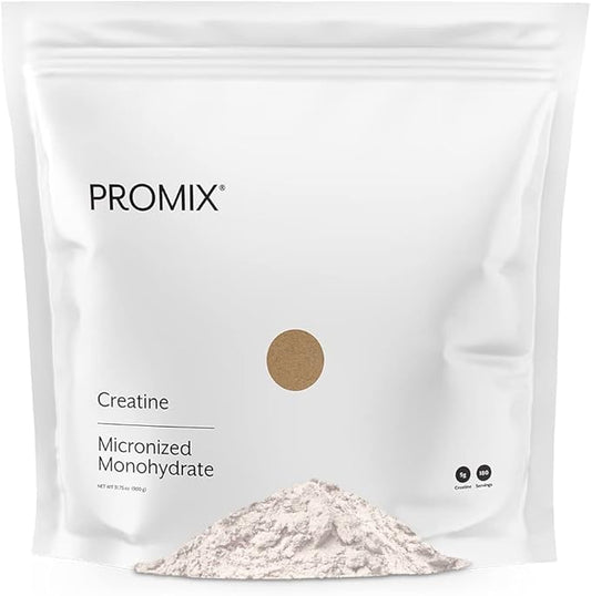 ProMix Creatine Monohydrate Powder, Unflavored - 180 Servings, 5g of Micronized Creatine per Serving - Increase Muscle Gain, Strength & Power & Supports Recovery - Gluten-Free