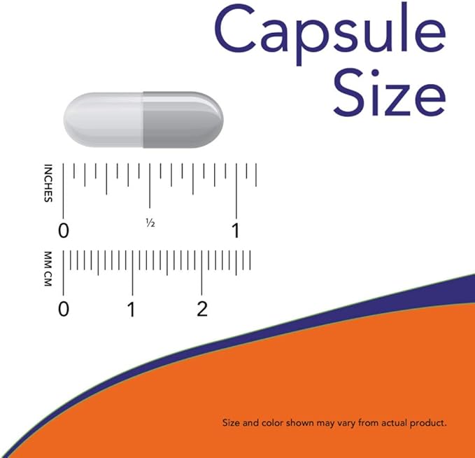 NOW Magnesium 400mg,180 Capsules (Pack of 2)