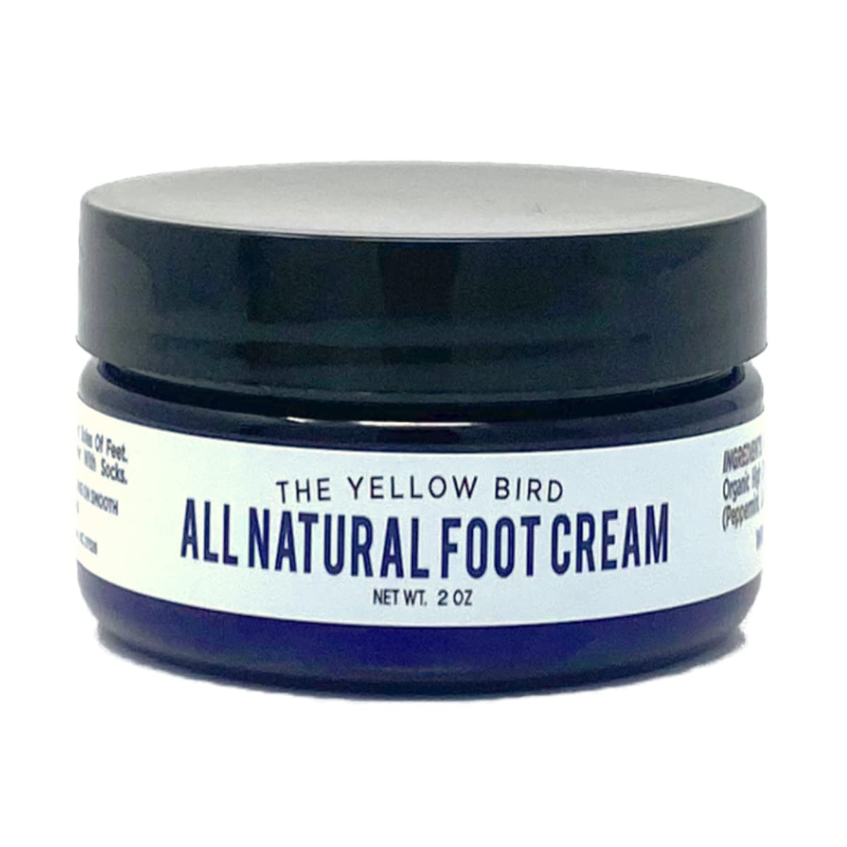 Yellow Bird Foot Cream – Hydrating Tea Tree Oil Foot Balm with Essential Oils. Natural Athletes Foot Treatment. Moisturizing Cracked Feet Repair & Callus Remover. Made In USA - 2 oz