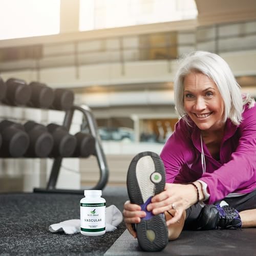 M.D. Vascular - Expert Formulated Supplement - Vascular & Overall Wellness Goals - Proper Flow, Numbers, Balance - Powerful Garlic, Ginger, L-Arginine, Pomegranate - 120 Capsules (Pack of 1)