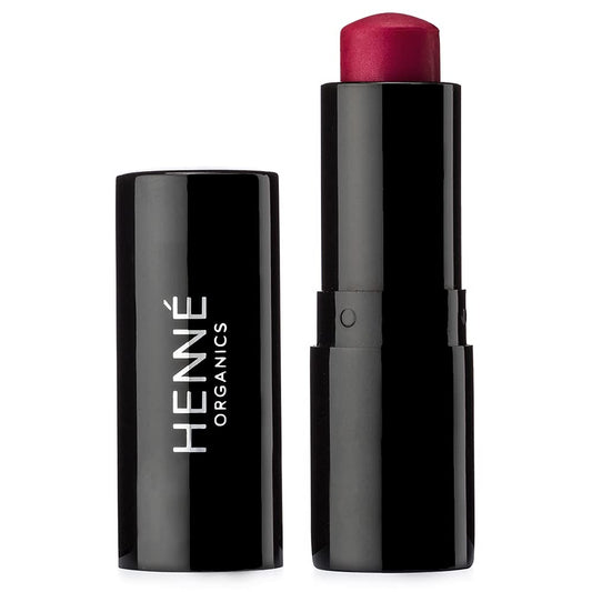 Henné Organics Luxury Lip Tint - Moisturizing, Sheer Natural Color - Blissful (Raspberry)