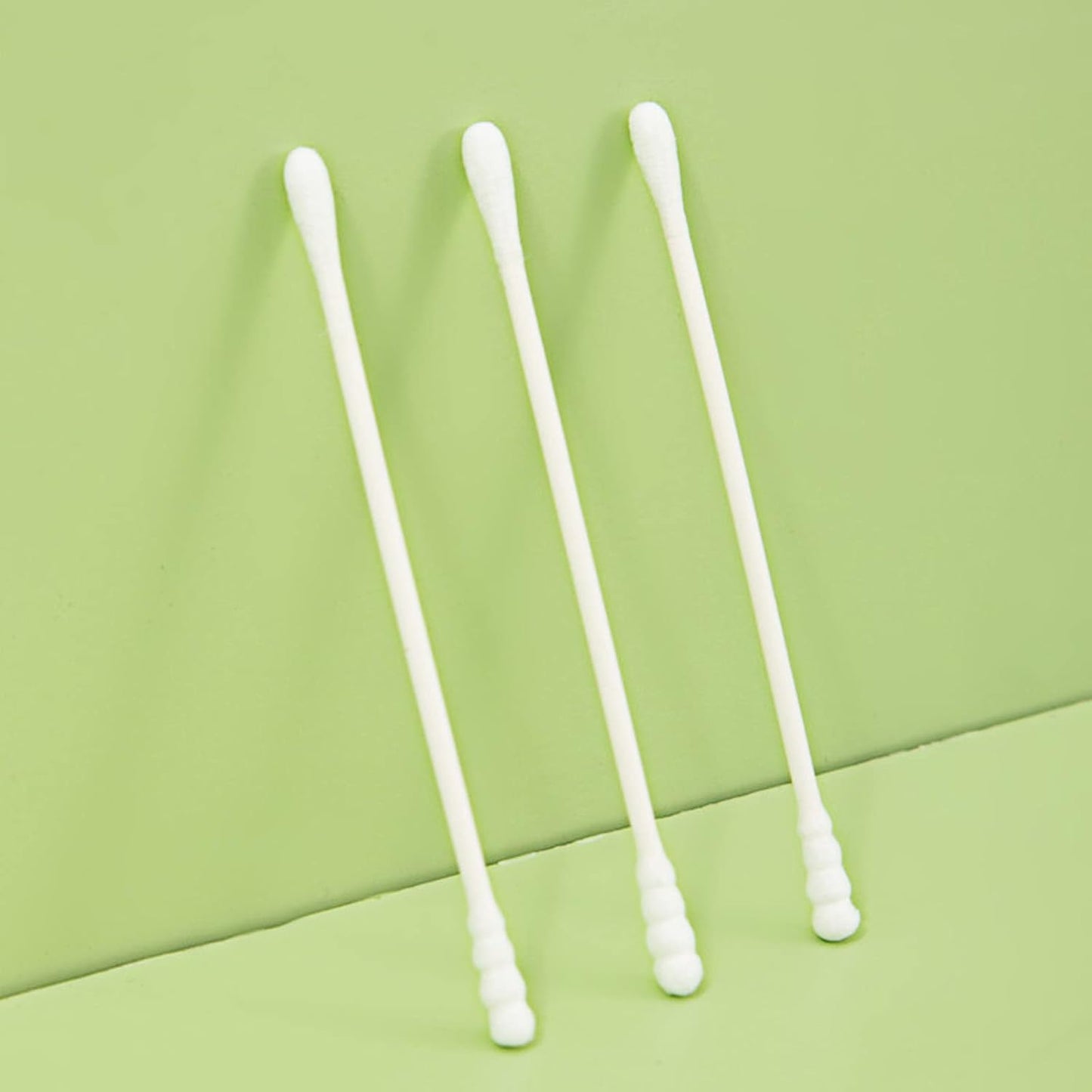 1000 Count Mini Cotton Swabs, Spiral/Round Cotton Swab with Paper Stick for Personal Care and Cleaning