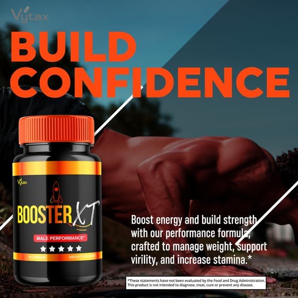 (2 Pack) Booster XT for Men, Booster XT Capsules, Premium Formula Vitamin Supplement Support Energy Peak Performance, Multivitamin Pastillas Capsulas BoosterXT Boost XL (120 Capsules)