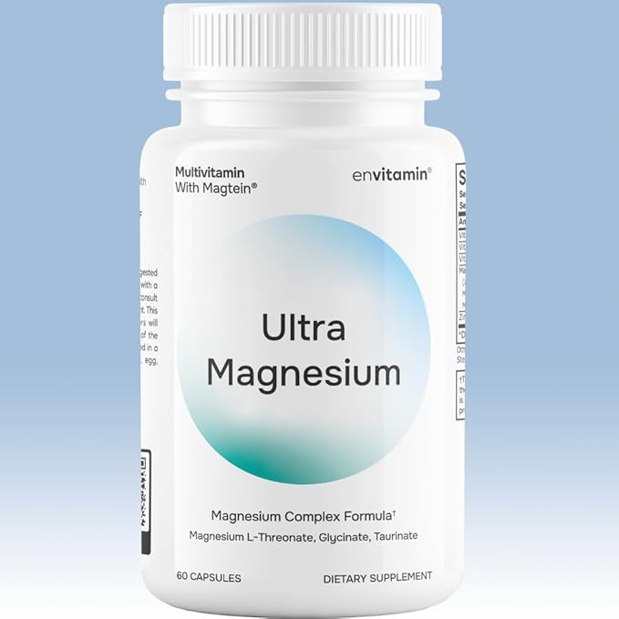 Ultra Magnesium Glycinate, L-Threonate & Taurinate - Multivitamin & Multimineral Complex