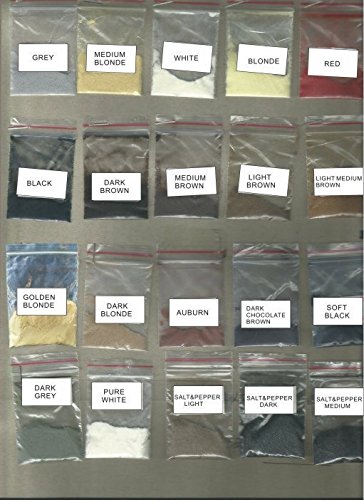 Hair Building Fibers 50 Grams Refill Your Existing Bottle. Highest Grade Fiber By Finally Hair (Medium Salt & Pepper - Dark Chocolate Brown with Touch of White Special Formula)