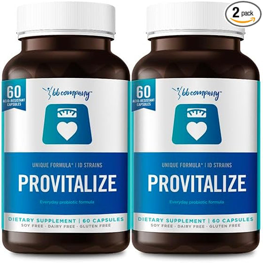 BB Company Provitalize | Probiotics for Women, Menopause | Joint Support, Sexy Midsection Curves, Digestive Health, Menopause Bloat | Turmeric Curcumin Moringa | Packaging Vary | 2 Pack