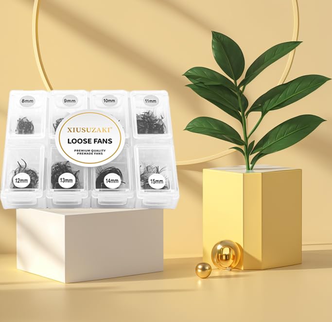 Premade Eyelash Extensions - 600 Fans, 10D, 0.07 Thick, D Curl, 8mm Fluffy Soft, Handmade loose fans