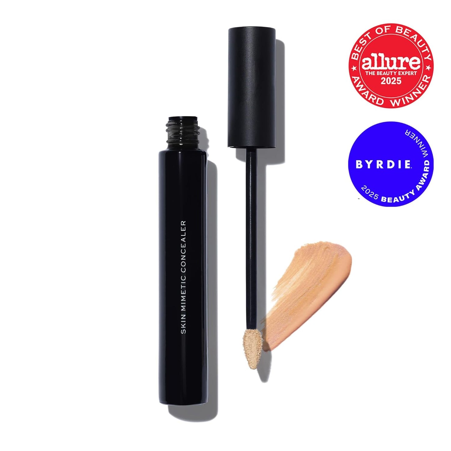 MAKE Beauty Skin Mimetic Concealer Buildable Medium Coverage Hydrating Concealer for Dark Circles Spot Concealing Brightening Crease-Free, Including Mature Skin. Radiant Finish. 05 Medium Warm