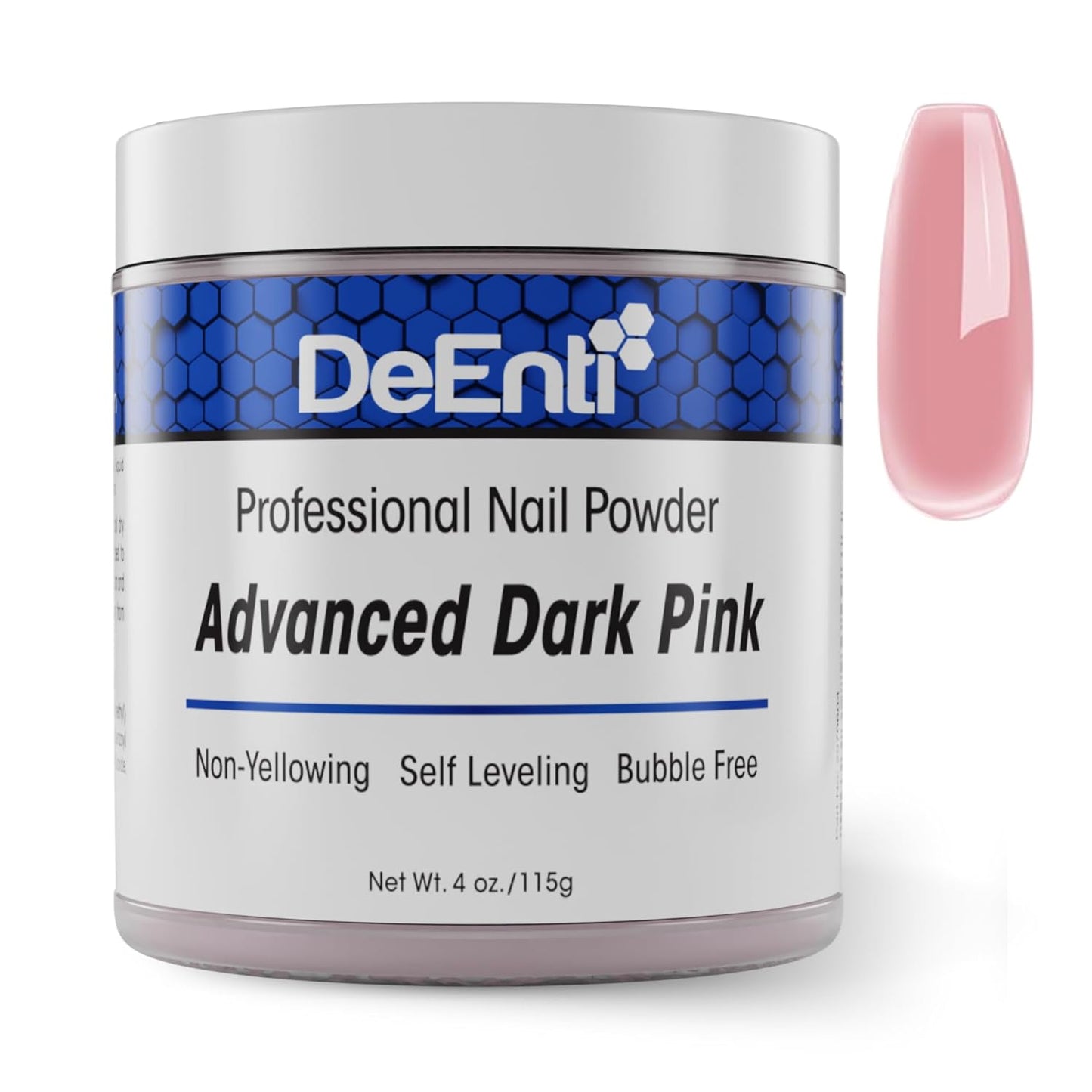 Acrylic Nail Powder, 4oz Dark Pink Acrylic Powder Dip for Nails, Long Lasting Salon Quality, Bubble Free Professional Manicures, Fake Nails, Carving & Extensions