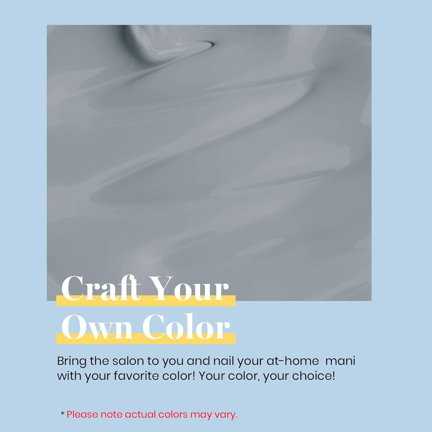 Beetles Grey Gel Nail Polish - Fall Elegance All Season Gel Polish Soak Off U V LED Nail Lamp DIY Home Salon Manicure Nail Art 0.51 Oz Gifts for Women