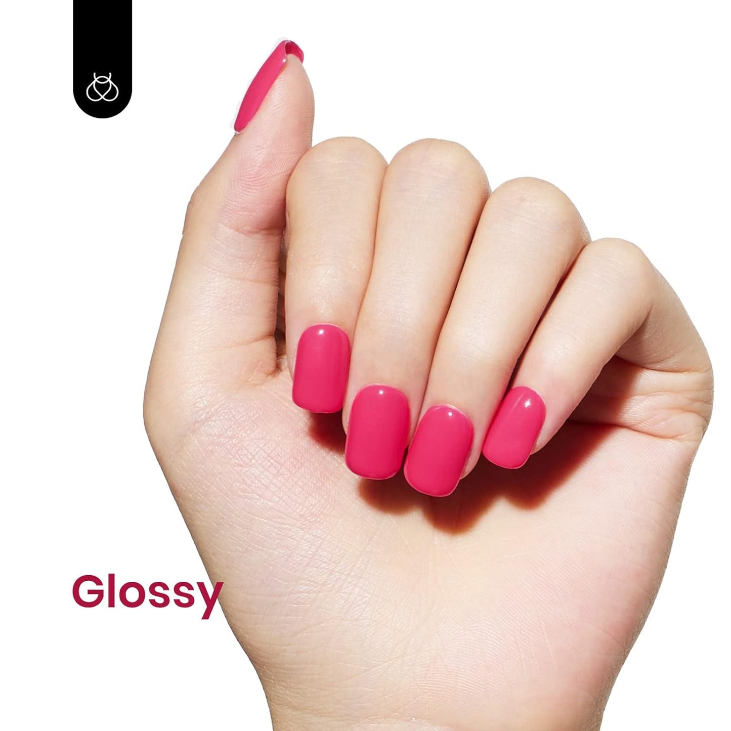 Beetles Pink Gel Nail Polish, 15ml Hot Pink Spring Summer Nail Gel Polish Soak Off UV LED Lamp Passionate series Nail Art Manicure Salon DIY Gifts for Women Girls