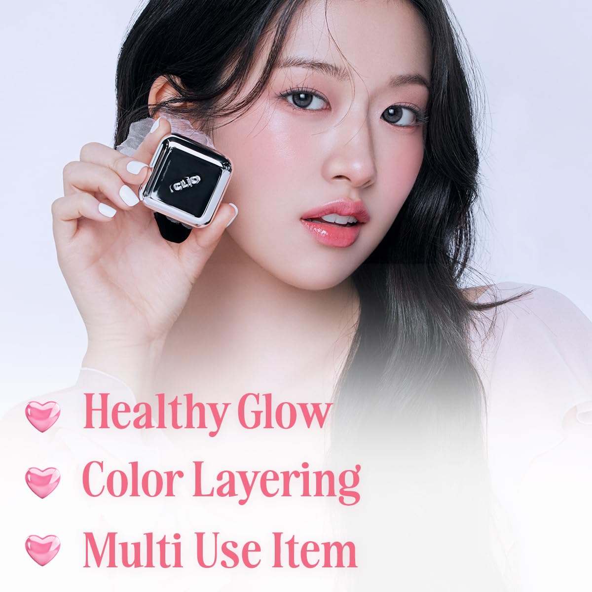 CLIO Essential Lip & Cheek Tap, Easy to Use, Glides on Effortlessly, Non-Greasy, Travel-Sized Creamy & Blendable Color For Lips & Cheeks (03 ROSY BLOW, One Size)