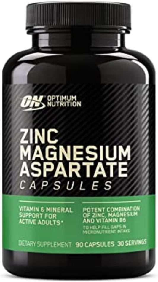 Optimum Nutrition Muscle Recovery and Endurance Supplement for Men and Women, Zinc and Magnesium Supplement, 180 Count